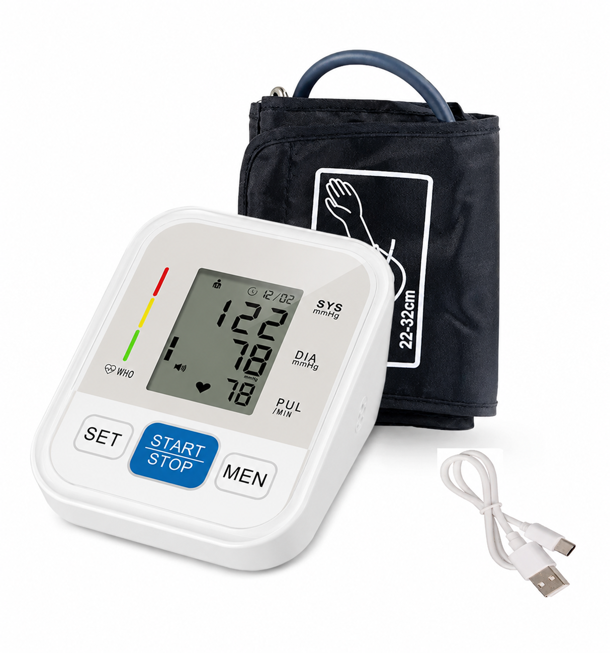 Baumanómetro Digital de Brazo BP-S04F Azul — imagen 6