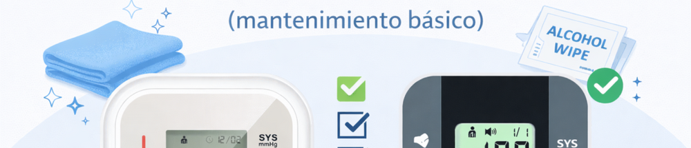 Cómo limpiar y cuidar tu baumanómetro (mantenimiento básico)