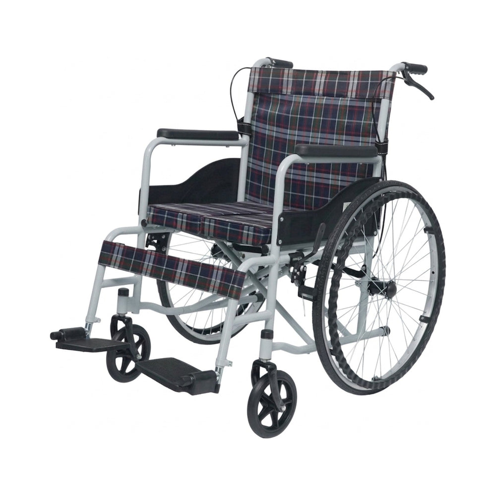 Silla de ruedas plegable de acero FARMADAR