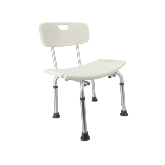 Silla para Ducha de Aluminio con Asiento Antiderrapante