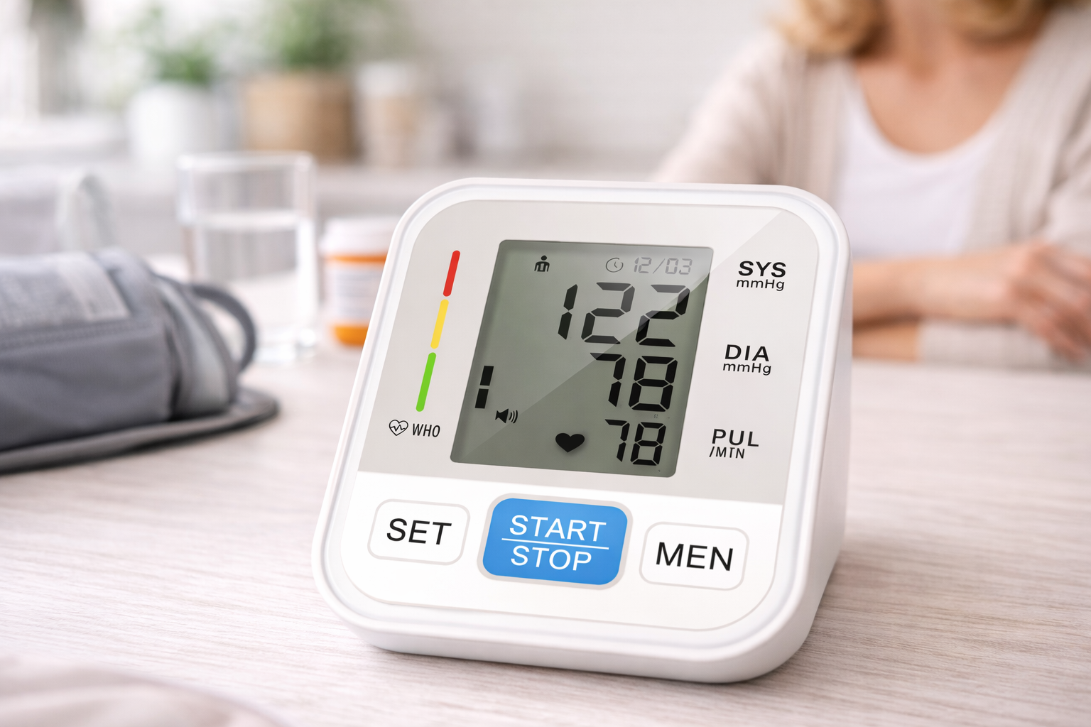 Baumanómetro Digital de Brazo BP-S04F Azul — imagen 4