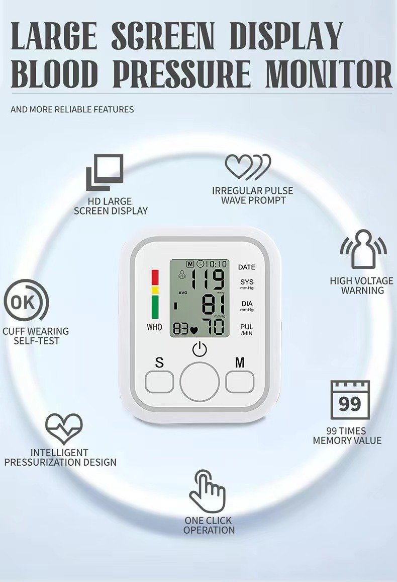 Baumanómetro Digital de Brazo BP-S04 Blanco — imagen 4