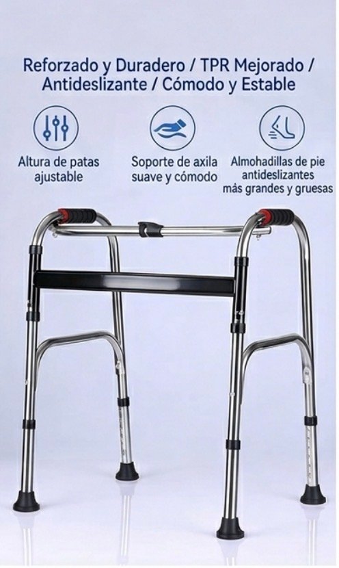 Andadera Ortopédica Plegable de Altura Ajustable para Adulto — imagen 5