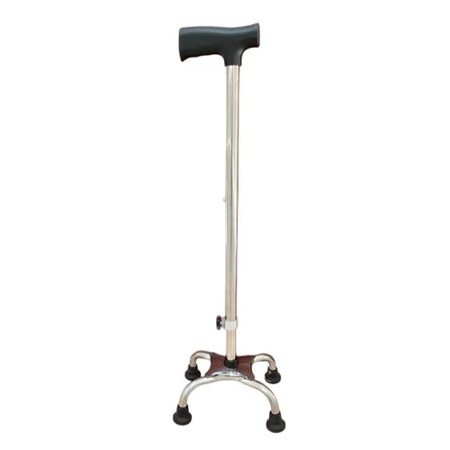 Bastón ortopédico de 4 patas de acero con altura ajustable FARMADAR
