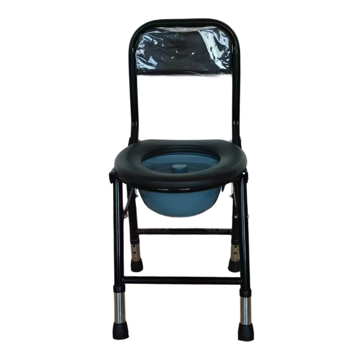 Silla WC portátil de altura ajustable, soporta 150 kg