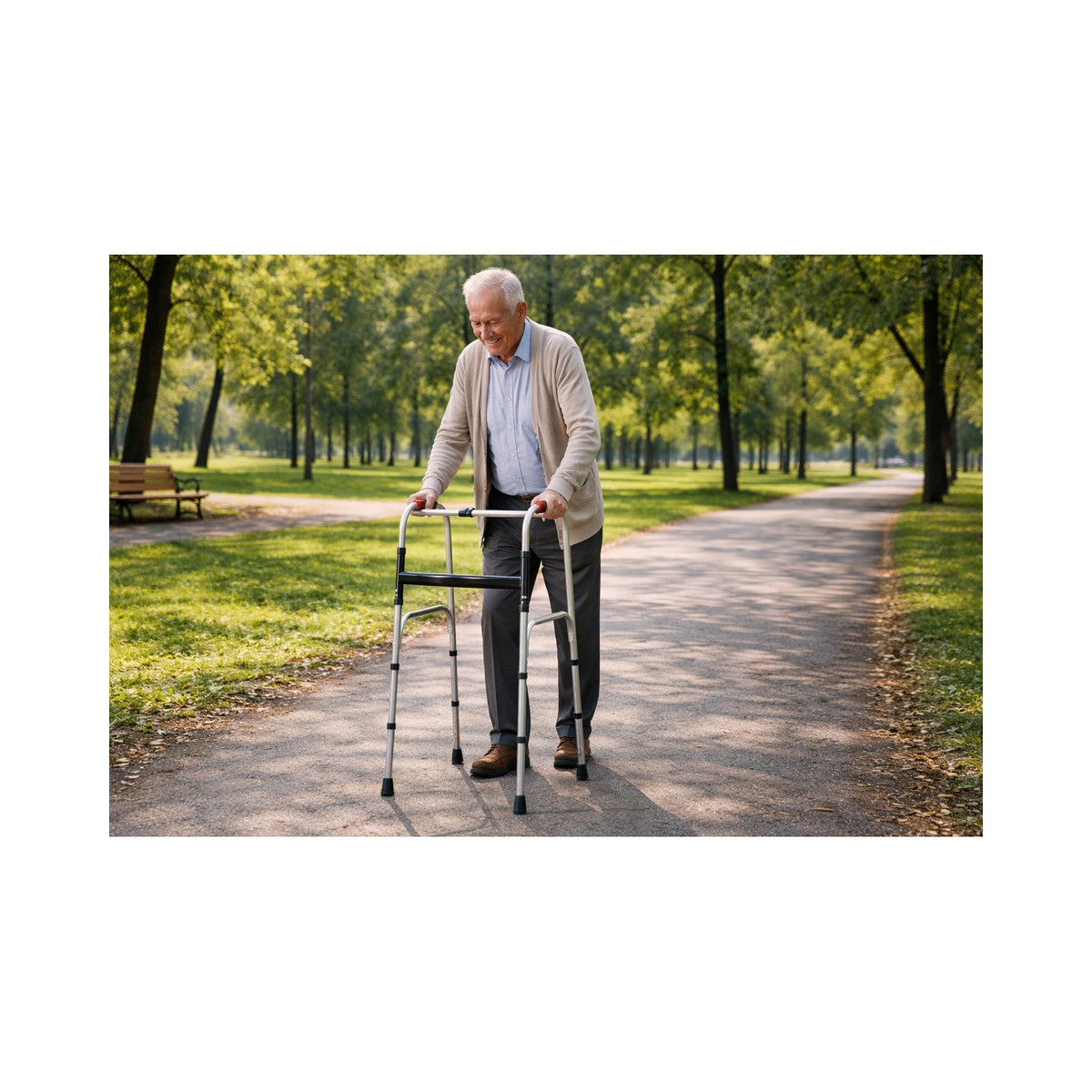 Andadera Ortopédica Plegable de Altura Ajustable para Adulto — vista 6