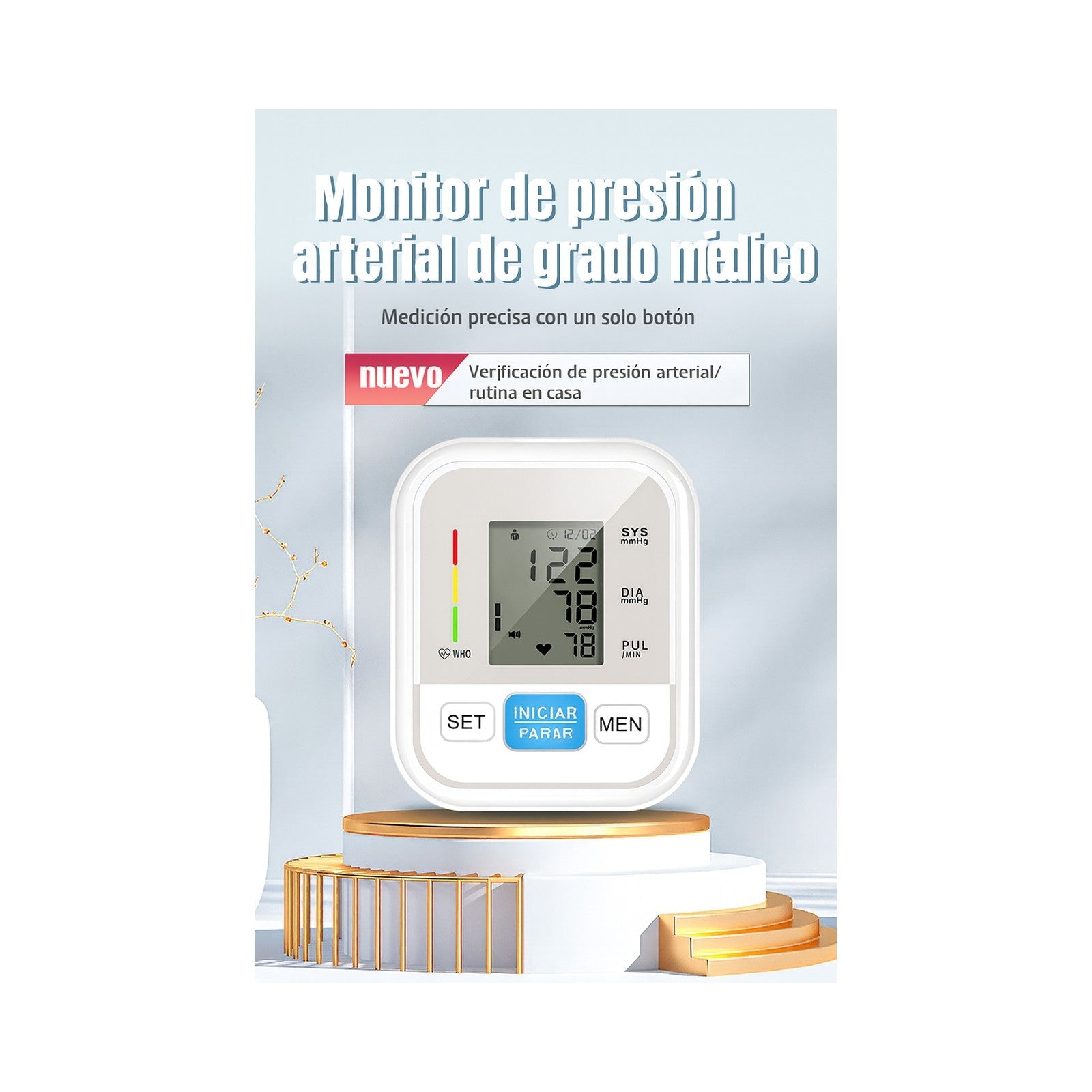 Baumanómetro Digital de Brazo BP-S04F Azul — vista 2