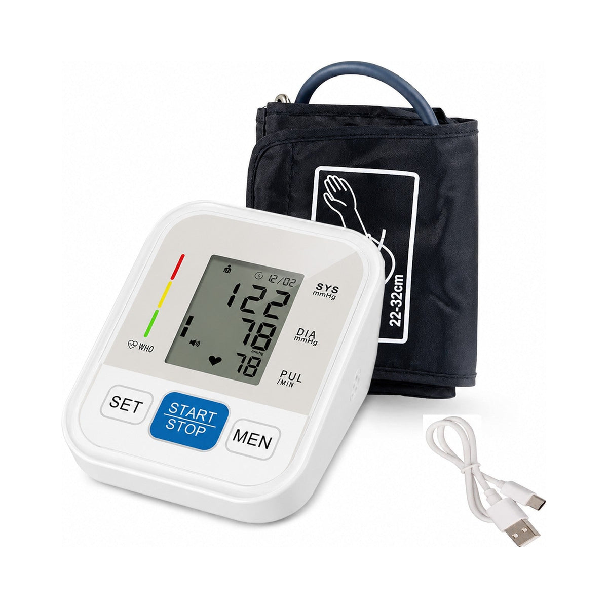 Baumanómetro Digital de Brazo BP-S04F Azul — vista 6