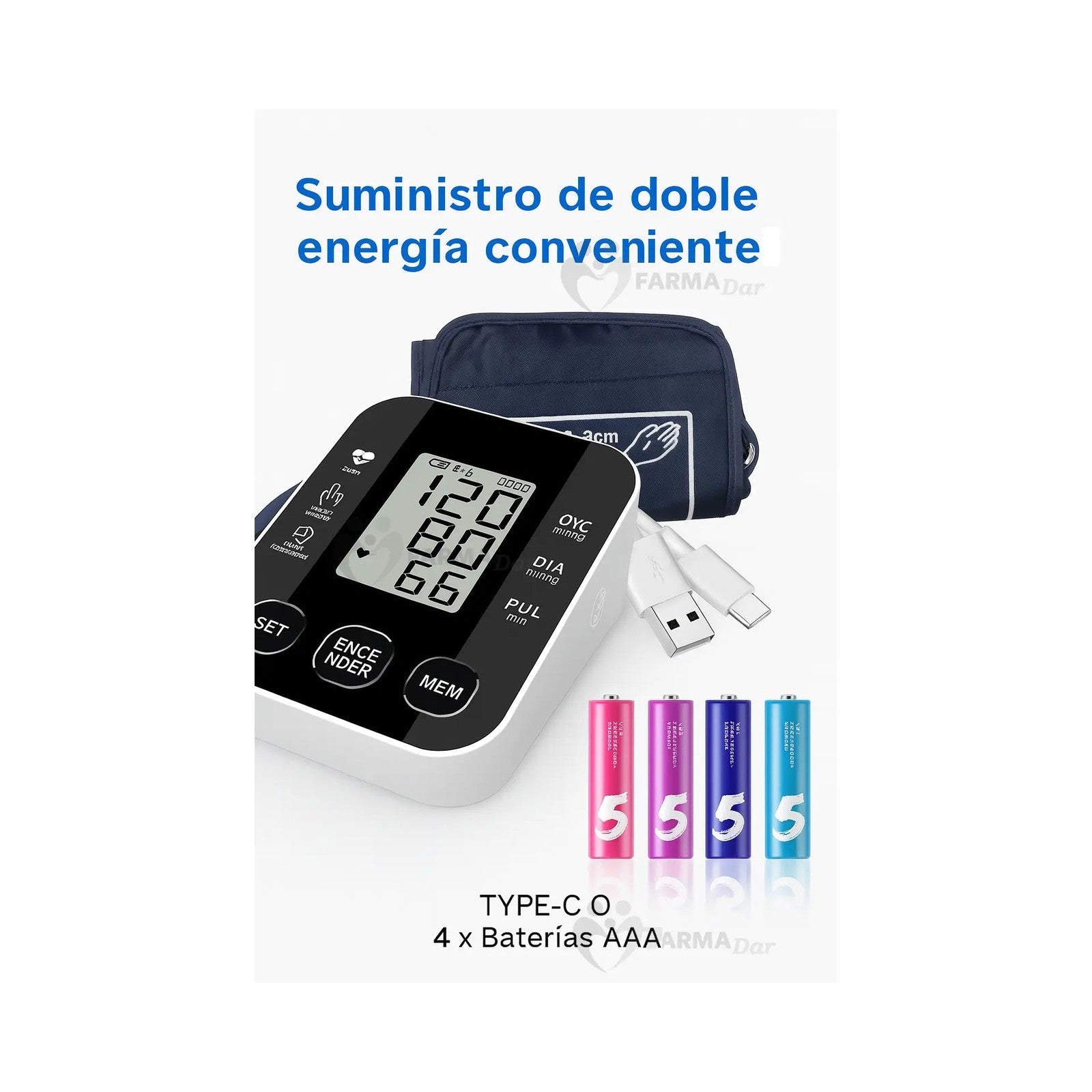 Baumanómetro Digital de Brazo BP-S10 Negro — vista 3