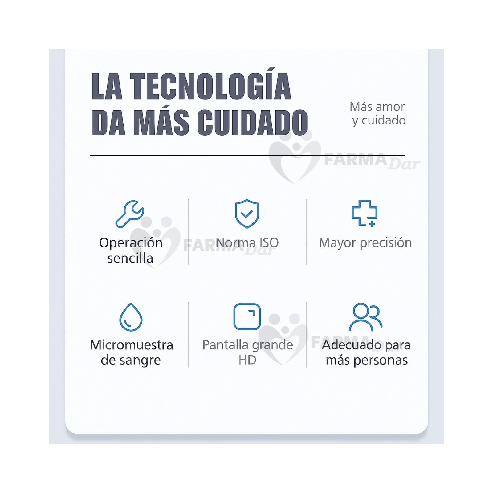 Glucómetro Digital KH-100 con 50 Tiras y 50 Lancetas — vista 4
