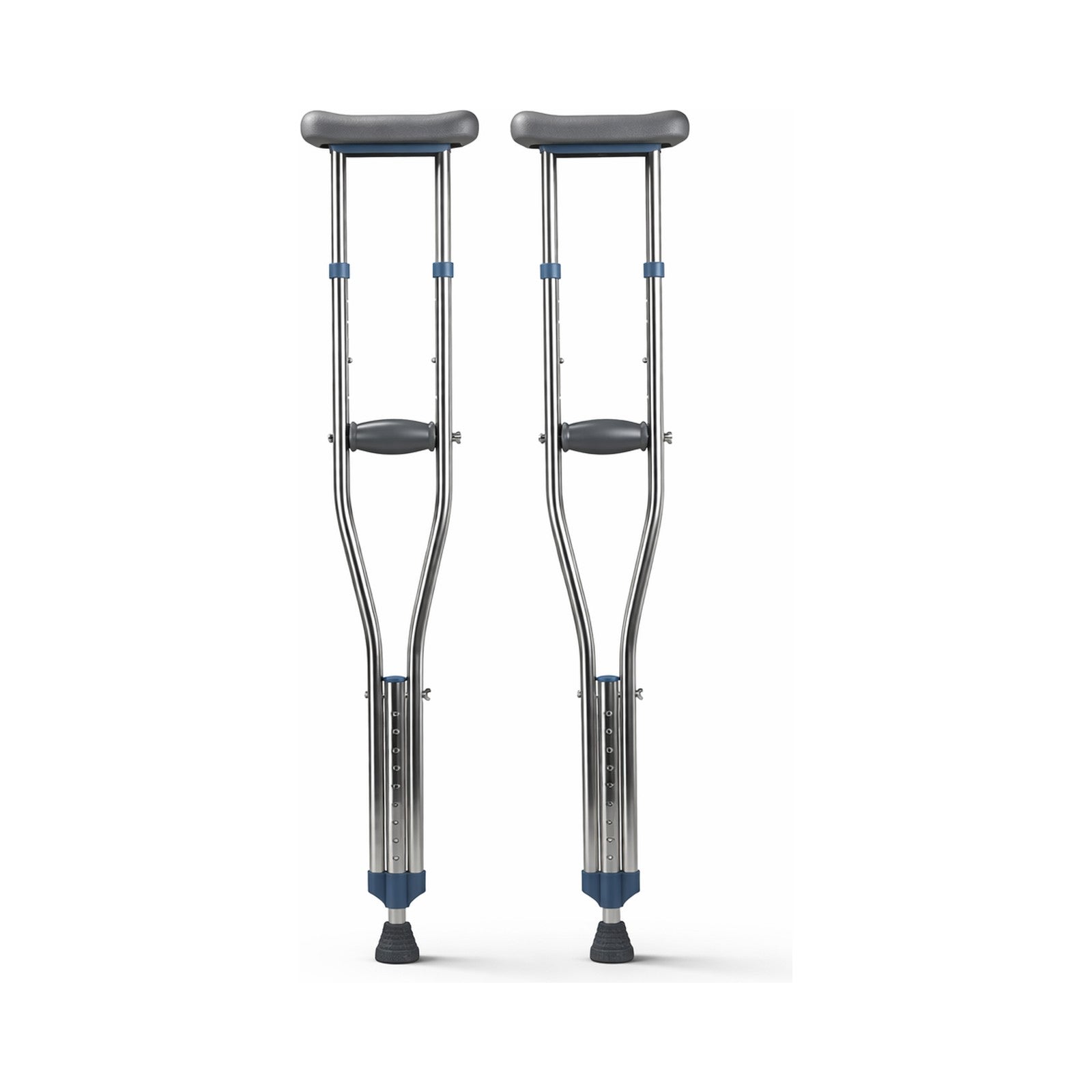 Muletas Axilares de Aluminio Ajustables a 3 Tamaños (Par)