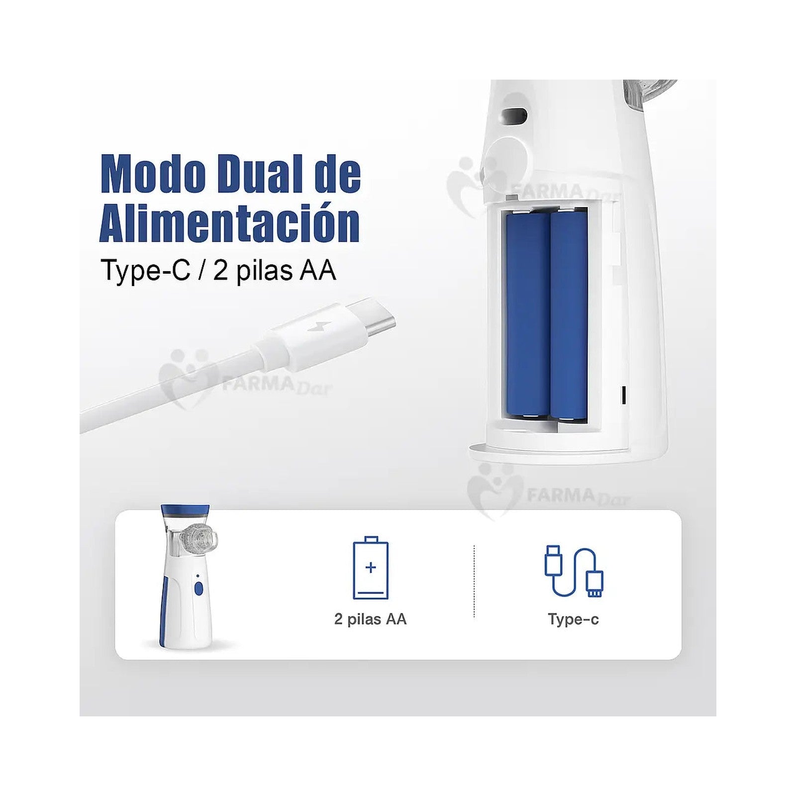 Nebulizador de Malla (Mesh) Portátil para Niños y Adultos — vista 4