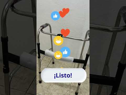 Andadera Ortopédica Plegable de Altura Ajustable para Adulto