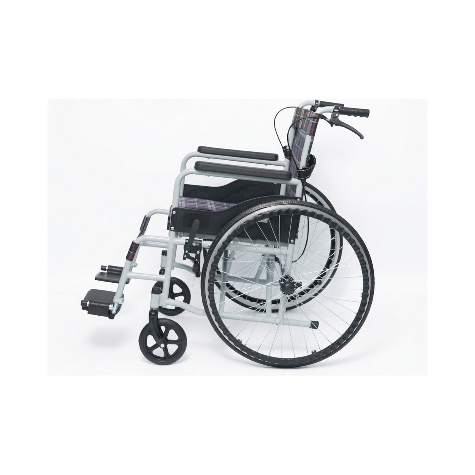 Silla de Ruedas Plegable de Acero Compacta — vista 4