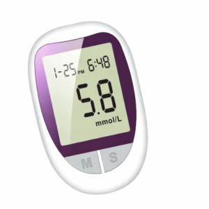 Glucómetro Digital con 50 Tiras Y 50 Lancetas