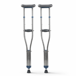 Muletas axilares de aluminio ajustables a 3 tamaños